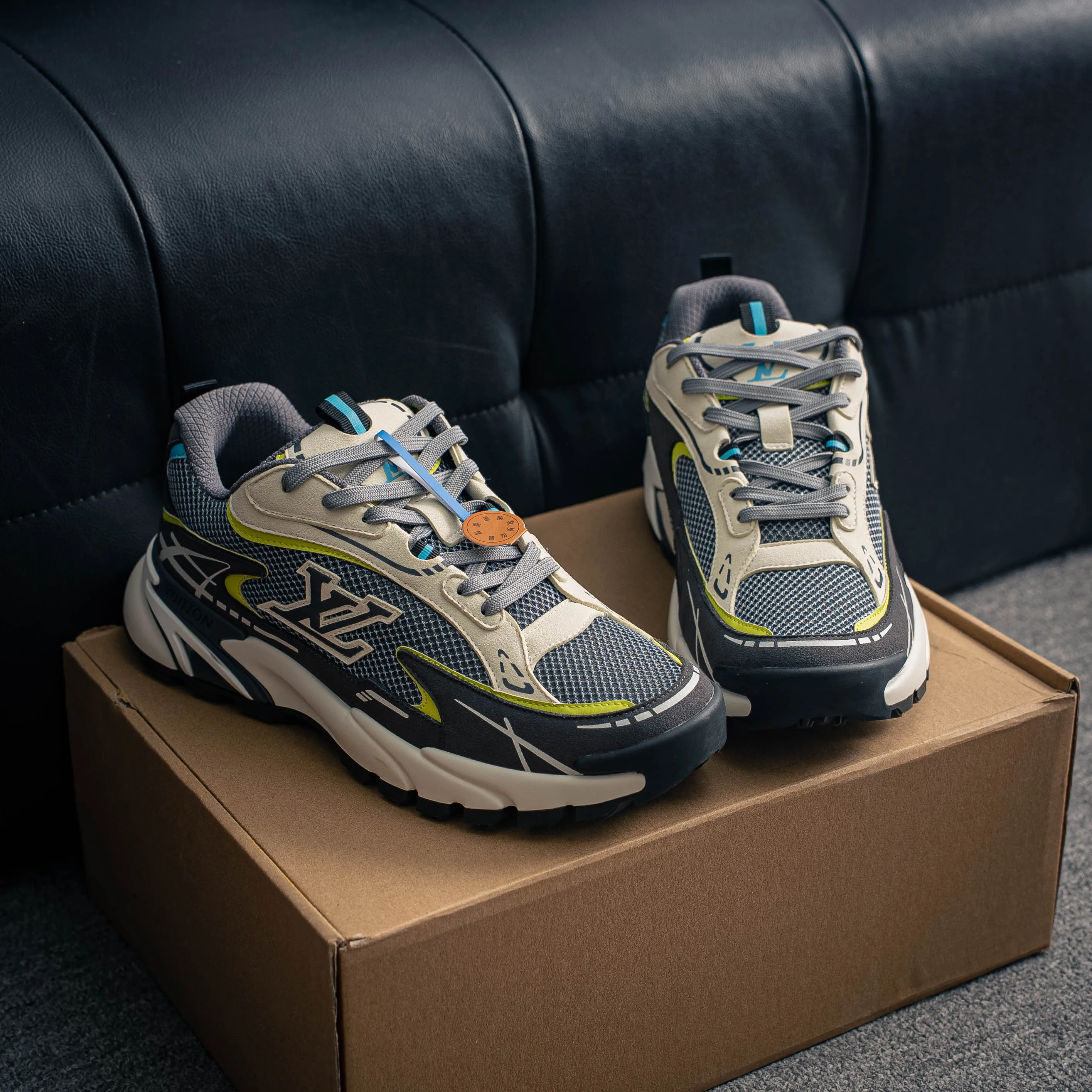 # Lv Tatic Runner Tatic Runner Series Platform Sole Chunky Sneakers， Retro Shoes ， 。Shoes ， "VUITTON
